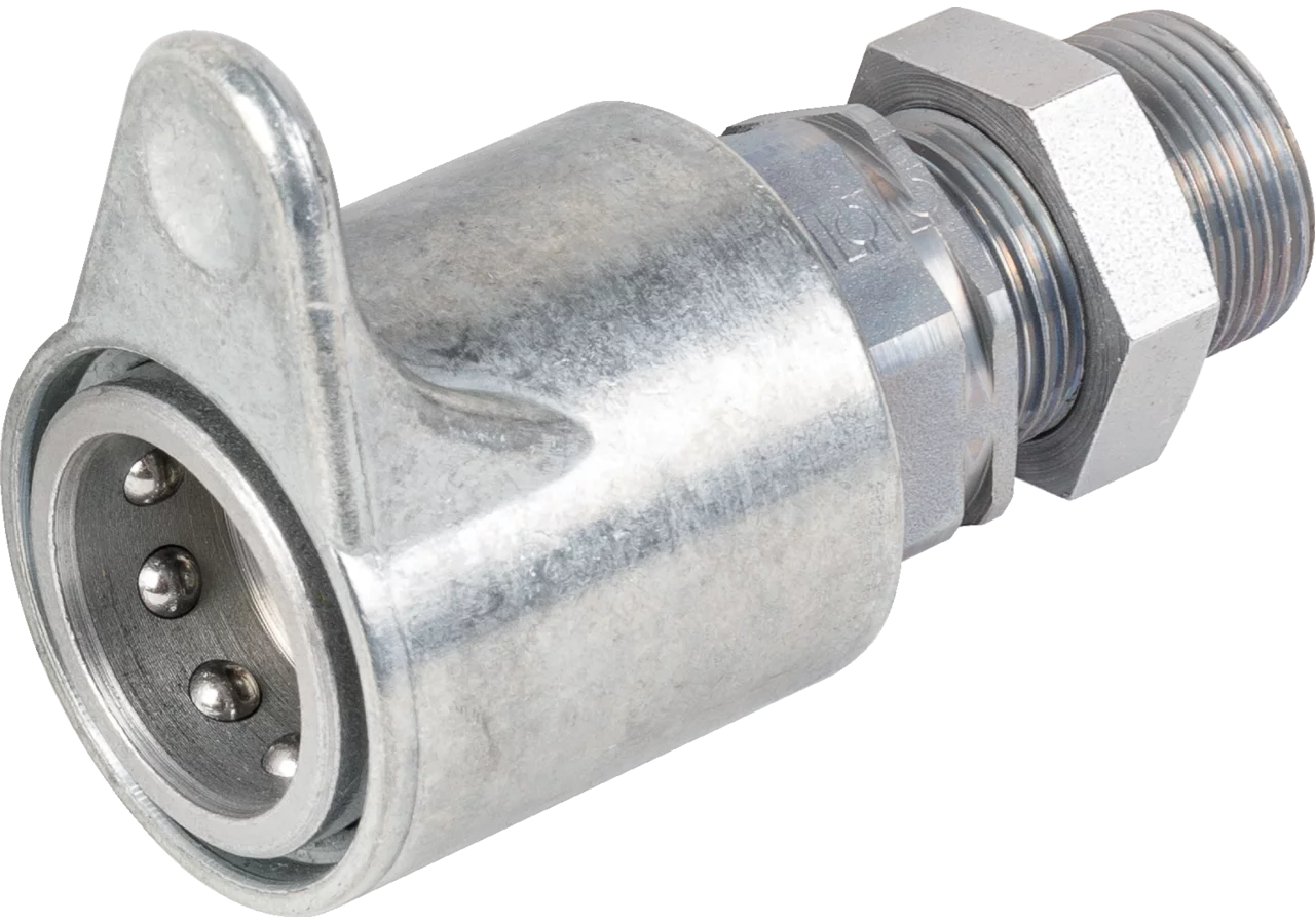 Steckkupplung Muffe BG3 15L Schott mit Nase GartenShop24 - Hochwertige Gartengeräte