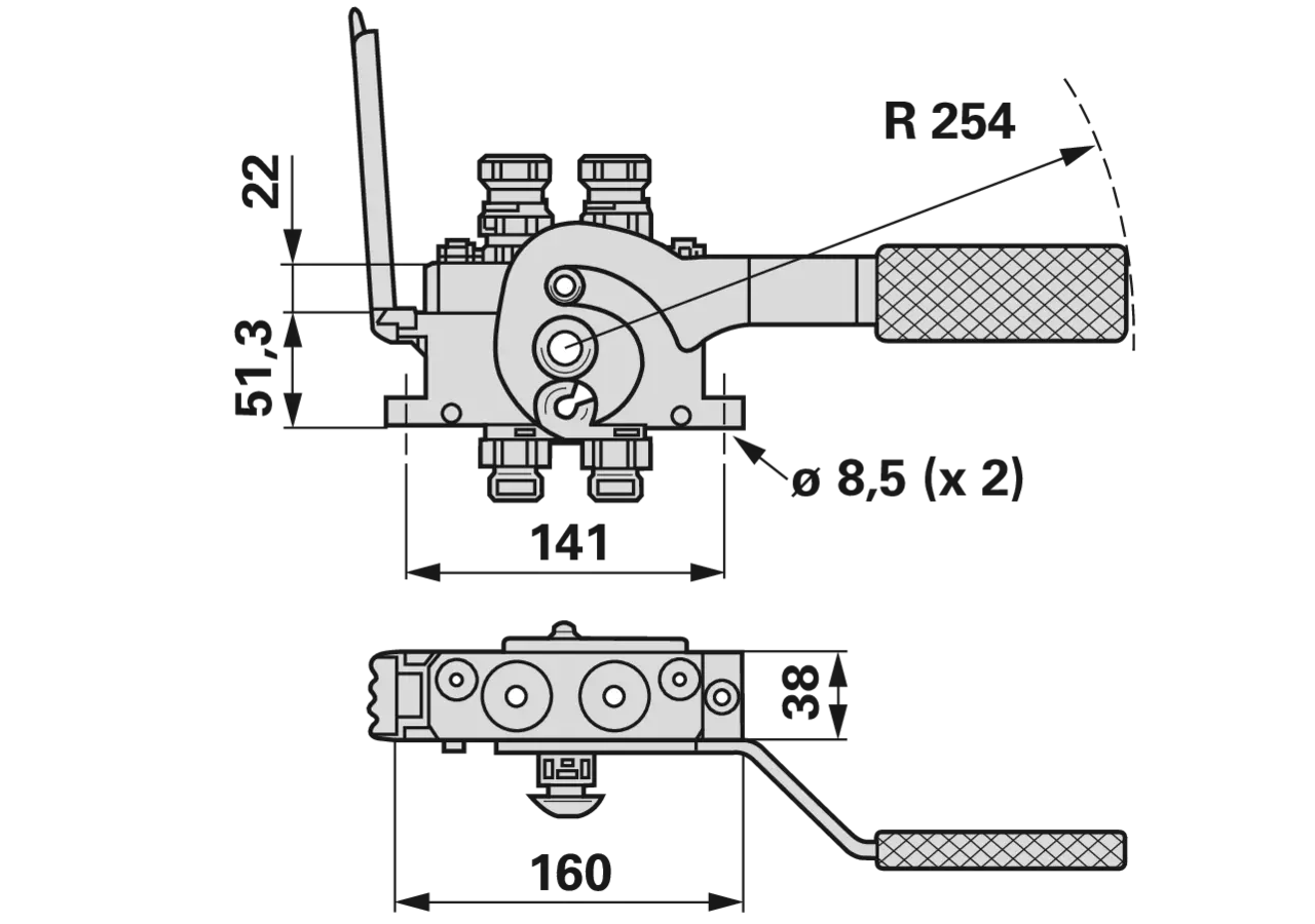 Multikuppler 2PB06 2x 1/2 Fixteil Faster