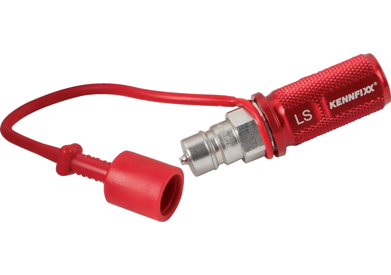 KENNFIXX Griffstecker BG2 Rot mit Symbol L.S KENNFIXX