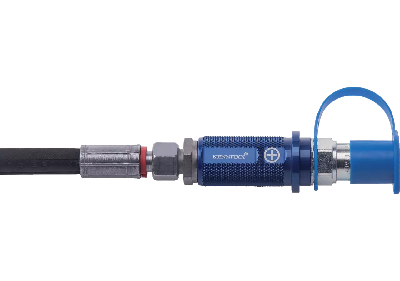 KENNFIXX Griffstecker BG3 Blau mit Symbol + KENNFIXX