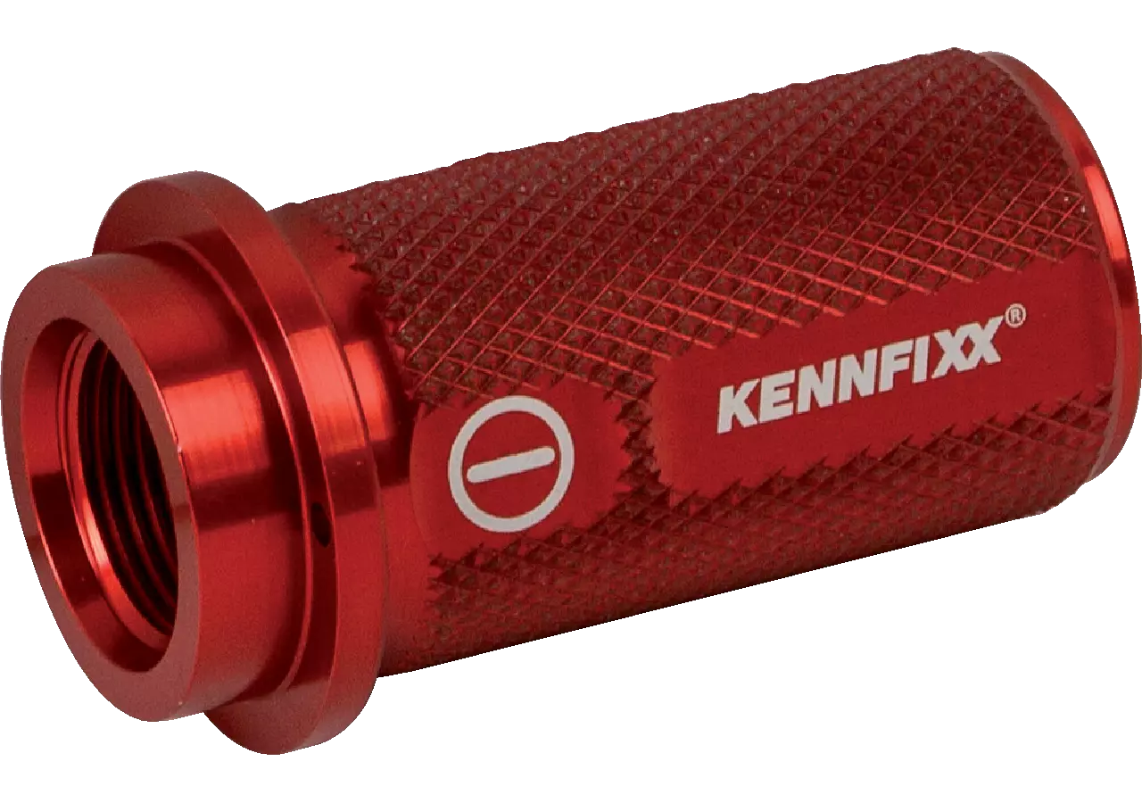 KENNFIXX Griffstück BG3 Rot mit Symbol - KENNFIXX