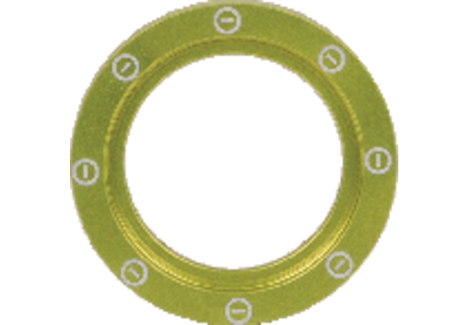 KENNFIXX Ring BG3 Gelb mit Symbol - KENNFIXX