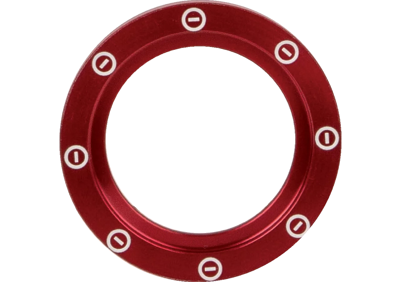 KENNFIXX Ring BG3 Rot mit Symbol - KENNFIXX