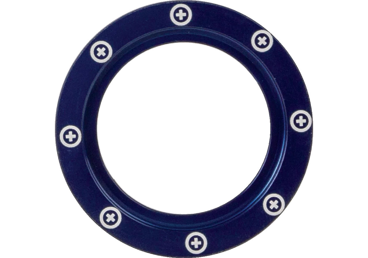 KENNFIXX Ring BG3 Blau mit Symbol + KENNFIXX