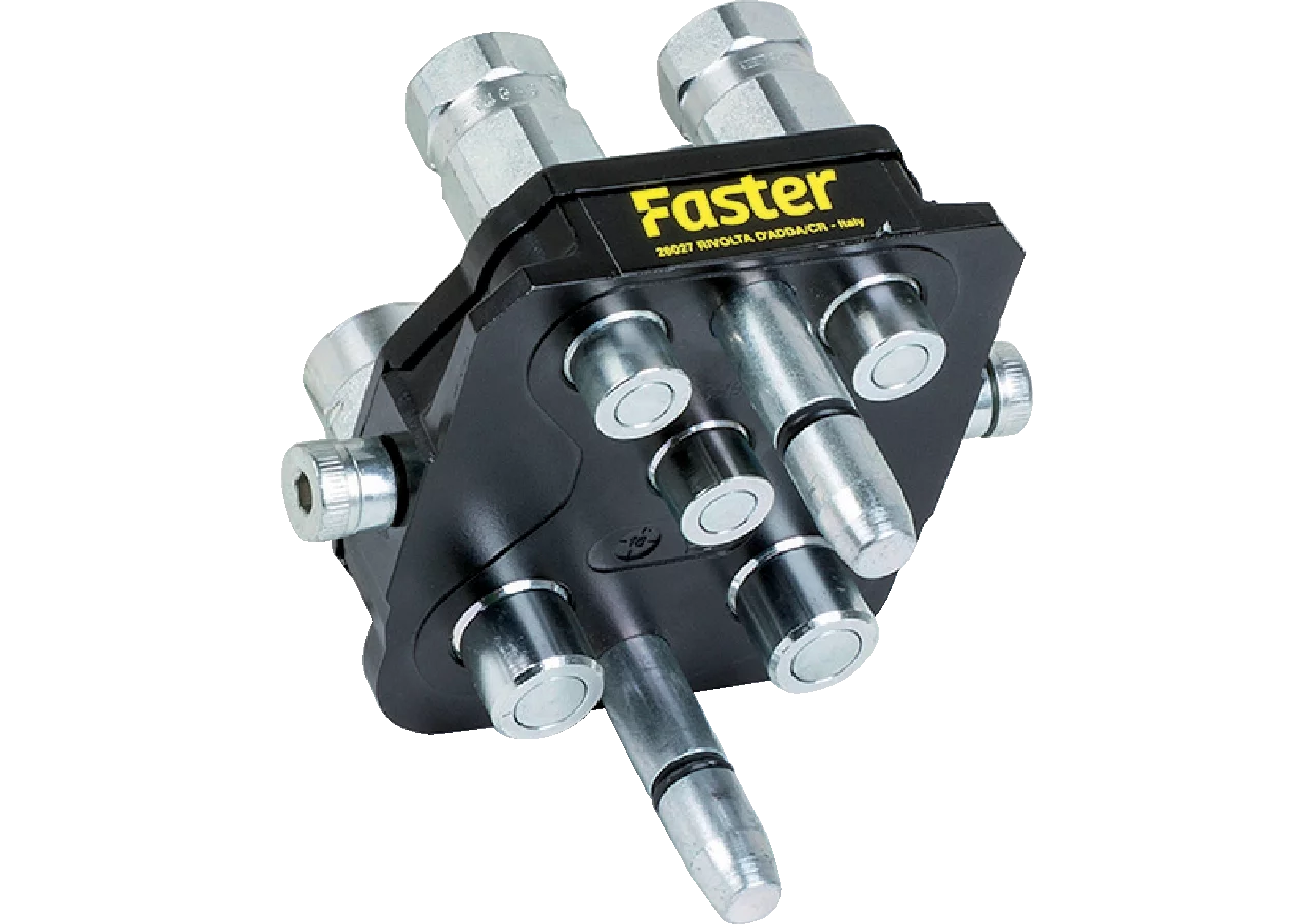 Multikuppler 2P5065 3x 1/4 + 2x 3/8 Mobilteil Faster