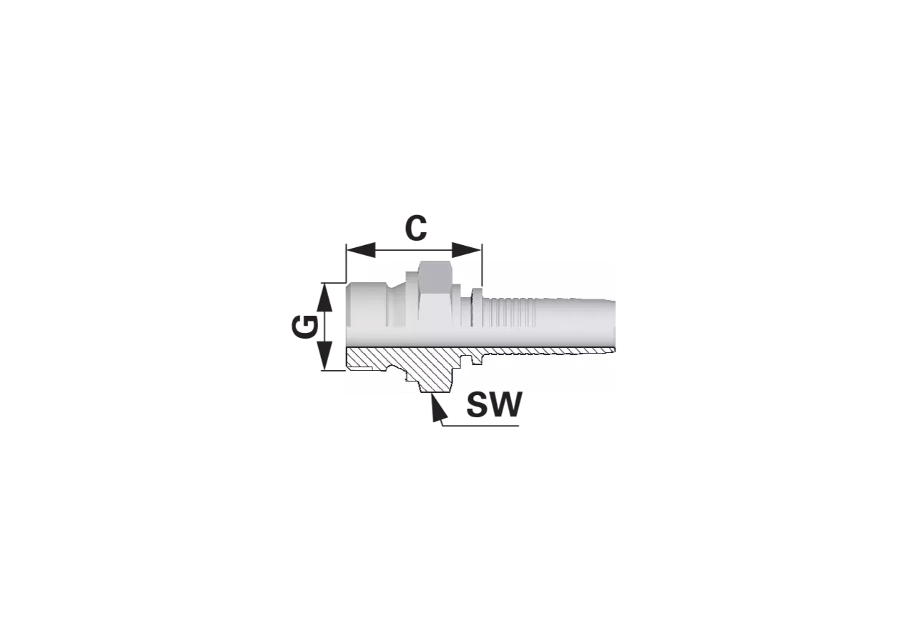 Gewindezapfen AGMFD DN12 M22 x 1,5 Standard GartenShop24 - Hochwertige Gartengeräte