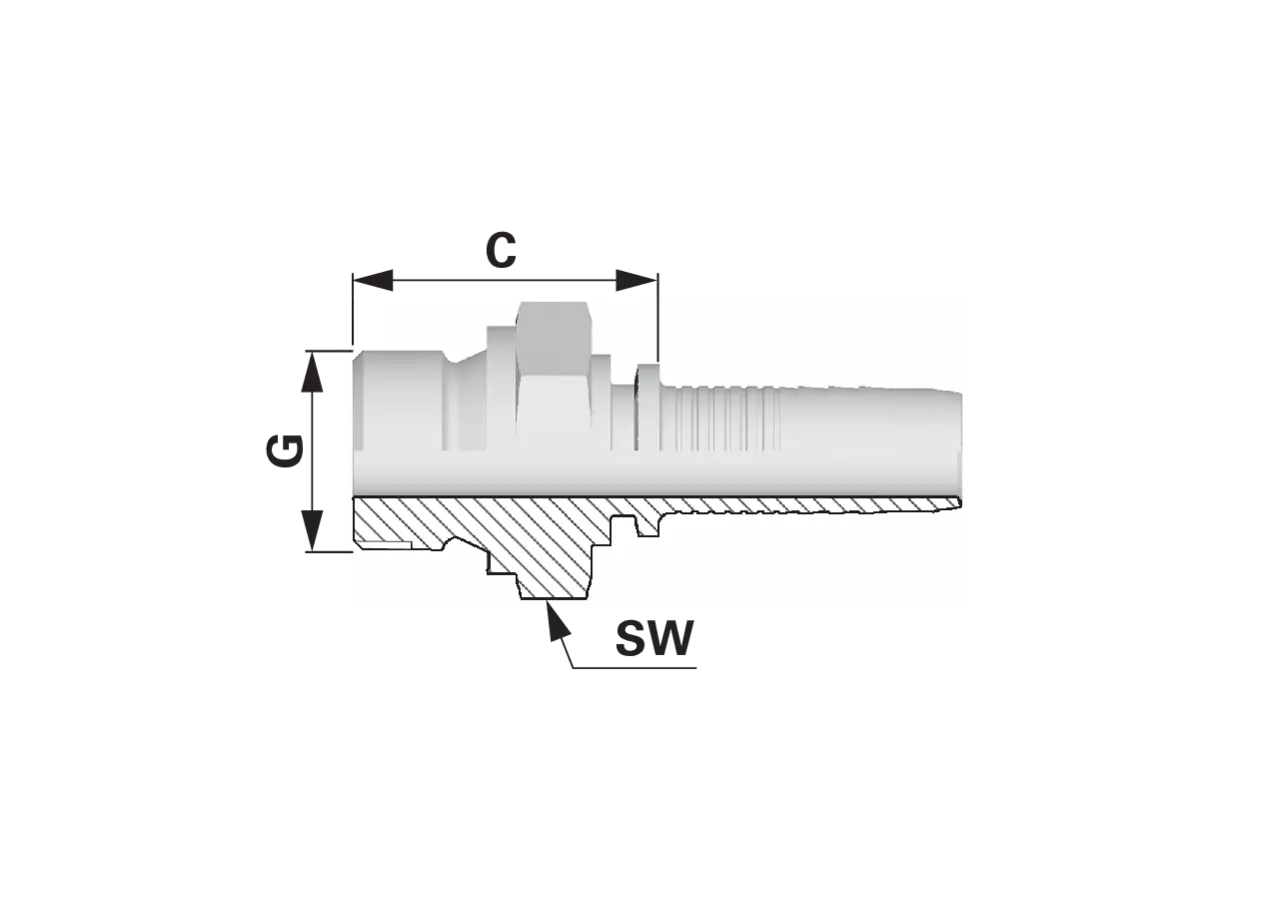 Dichtbund AGRFD DN20 1 Standard Alfagomma