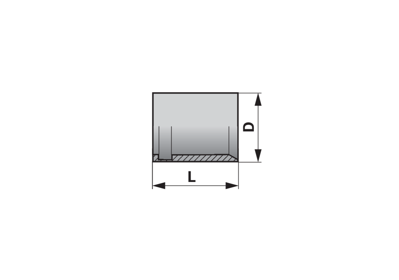 Pressfassung H2200TF0-04 DN06 Niro Alfagomma