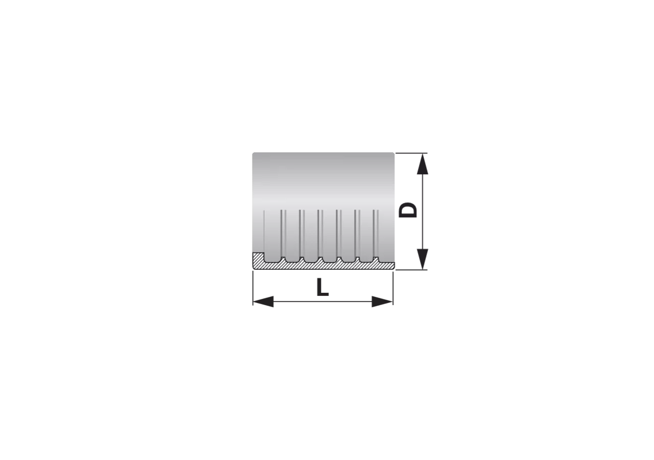 Pressfassung H1200TP0-06 DN10 Standard Alfagomma