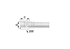 Gewindezapfen ORFS AG IL DN32 1 11/16-12 Interlock Alfagomma