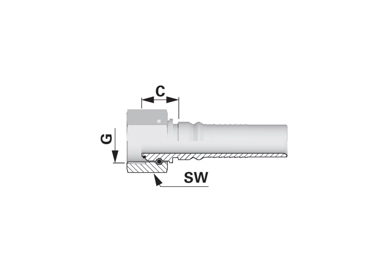 Dichtkegel DKOR IL DN32 1 1/4 Interlock Alfagomma