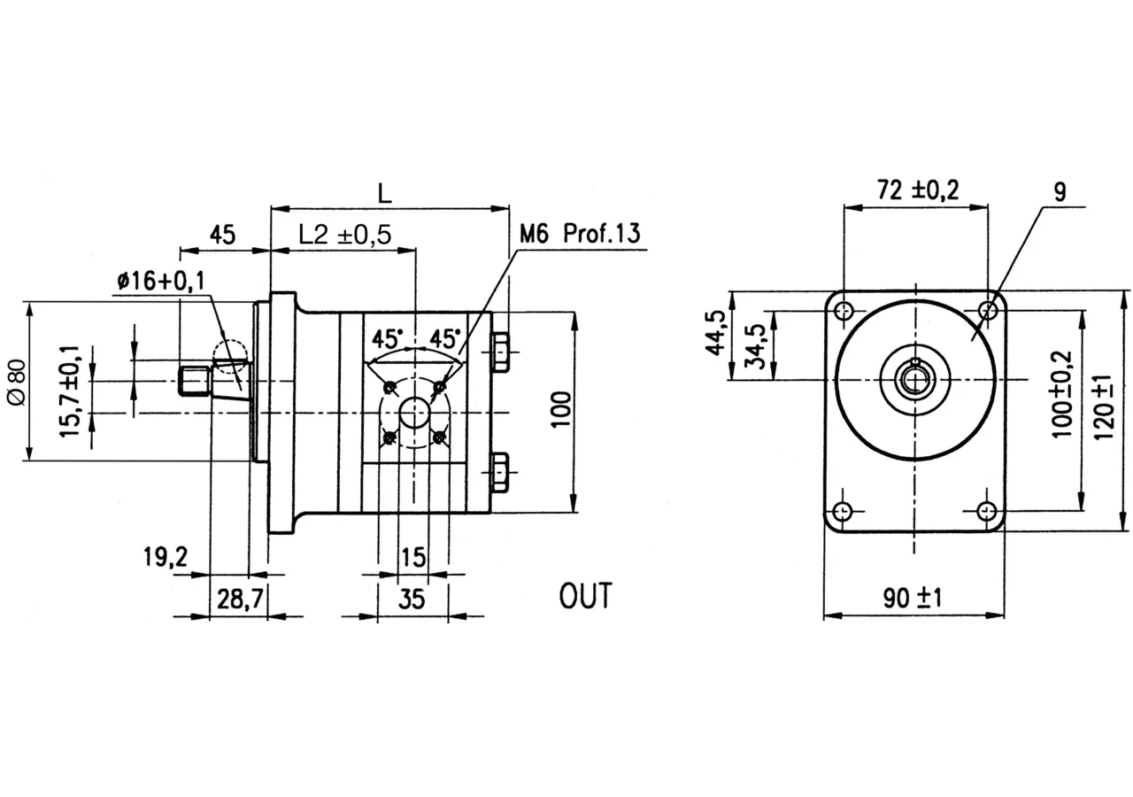 Hydraulikpumpe 2TK 16 S TI GartenShop24 - Hochwertige Gartengeräte