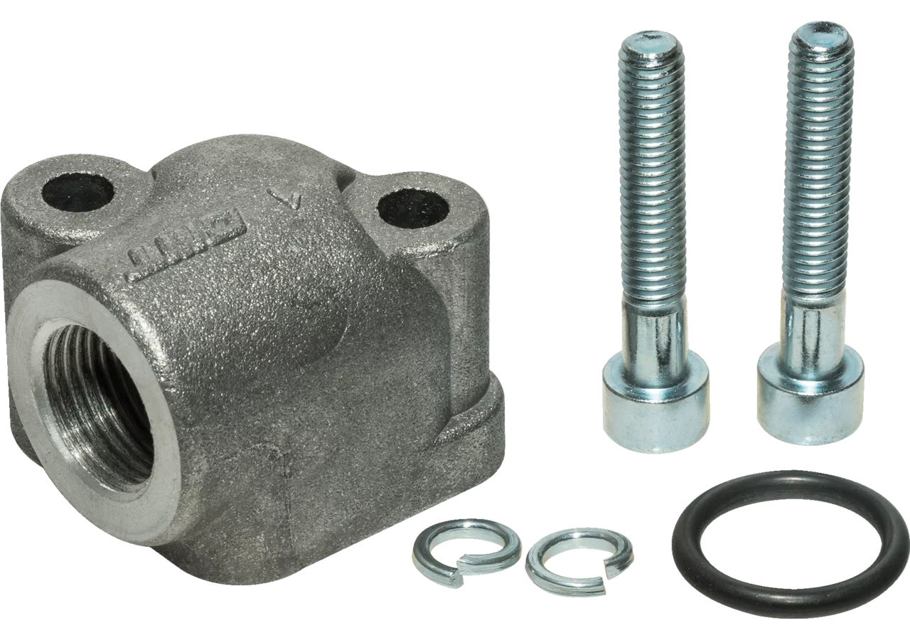 Pumpenflansch IG 3/8 LK 30 Höhe 2 (H2) 22 mm GartenShop24 - Hochwertige Gartengeräte