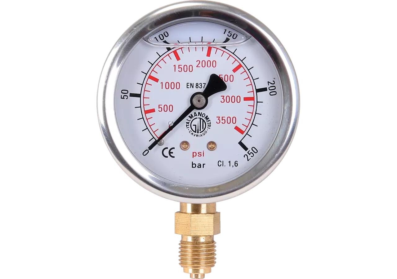 Manometer 250 bar, Dm 63 mm, G1/4 U GartenShop24 - Hochwertige Gartengeräte
