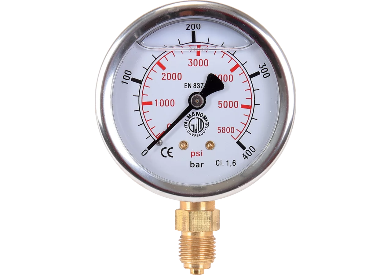 Manometer 400 bar, Dm 63 mm, G1/4 U GartenShop24 - Hochwertige Gartengeräte