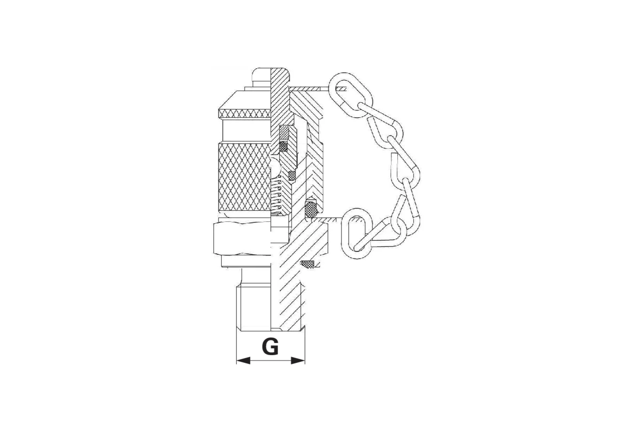 Minimesskupplung GE G3/8 GartenShop24 - Hochwertige Gartengeräte