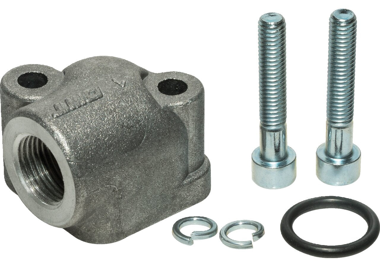 Pumpenflansch IG 3/8 LK 35 Höhe 19,5 mm GartenShop24 - Hochwertige Gartengeräte