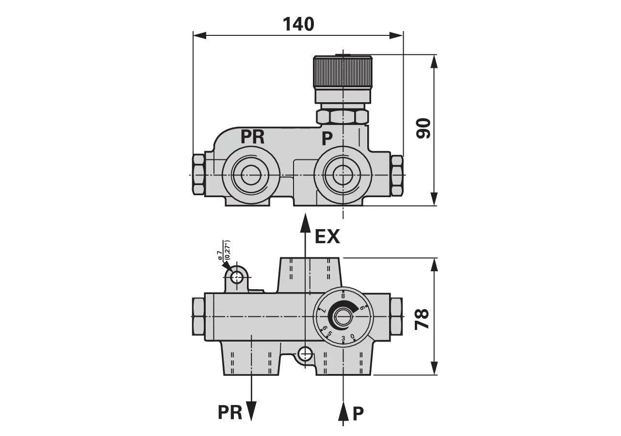 Mengenteiler FRFM075 G3/4 Bondioli & Pavesi