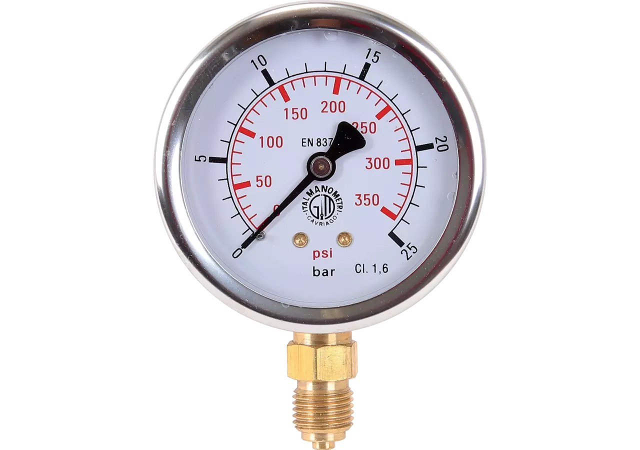 Manometer 25 bar, Dm 63 mm, G1/4 U GartenShop24 - Hochwertige Gartengeräte