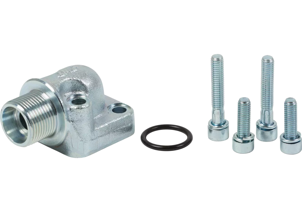 Pumpenflansch 22L LK 40 Höhe 24 mm GartenShop24 - Hochwertige Gartengeräte