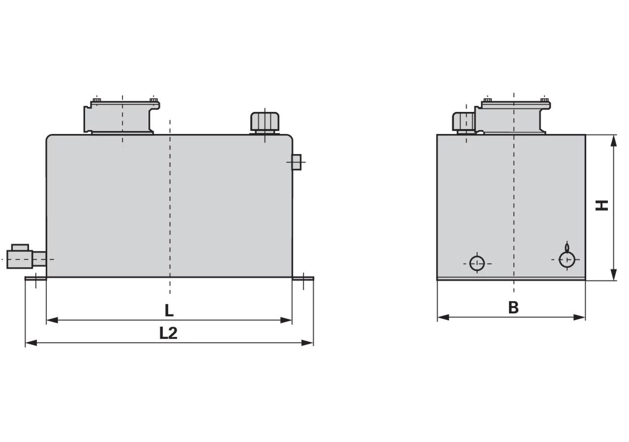 Öltank komplett FC 55 Liter Stahl GartenShop24 - Hochwertige Gartengeräte