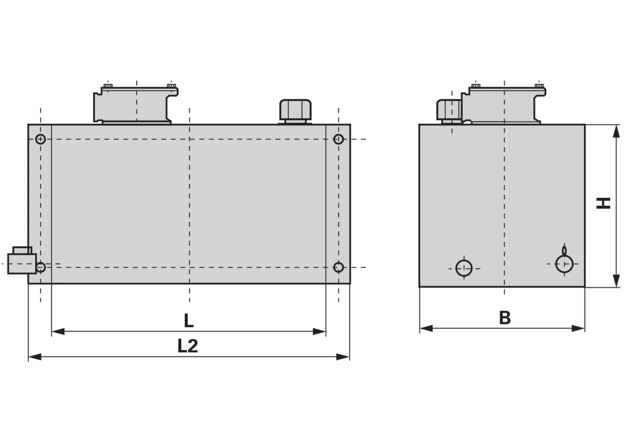 Öltank komplett FC-INT 75 Liter Stahl GartenShop24 - Hochwertige Gartengeräte