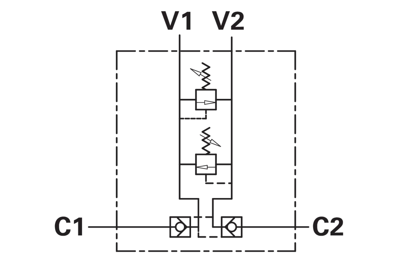 Sperrblock doppelt, VBAU 3/8 mit DBV GartenShop24 - Hochwertige Gartengeräte