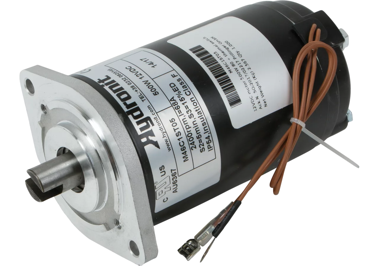 Elektromotor DC80 800 W 12 V DC, mit Themoschutz GartenShop24 - Hochwertige Gartengeräte