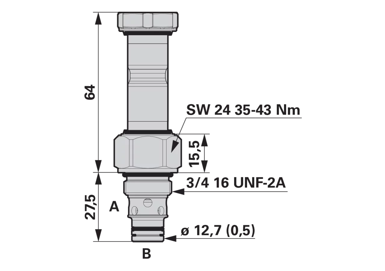 Anschlussblock 3/8 für Sitzventil MSV30 DN10-3/4 UNF Aluminium 250 bar – passend für Sitzventil MSV30 DN10-3/4 UNF Aluminium 250 bar GartenShop24 - Hochwertige Gartengeräte
