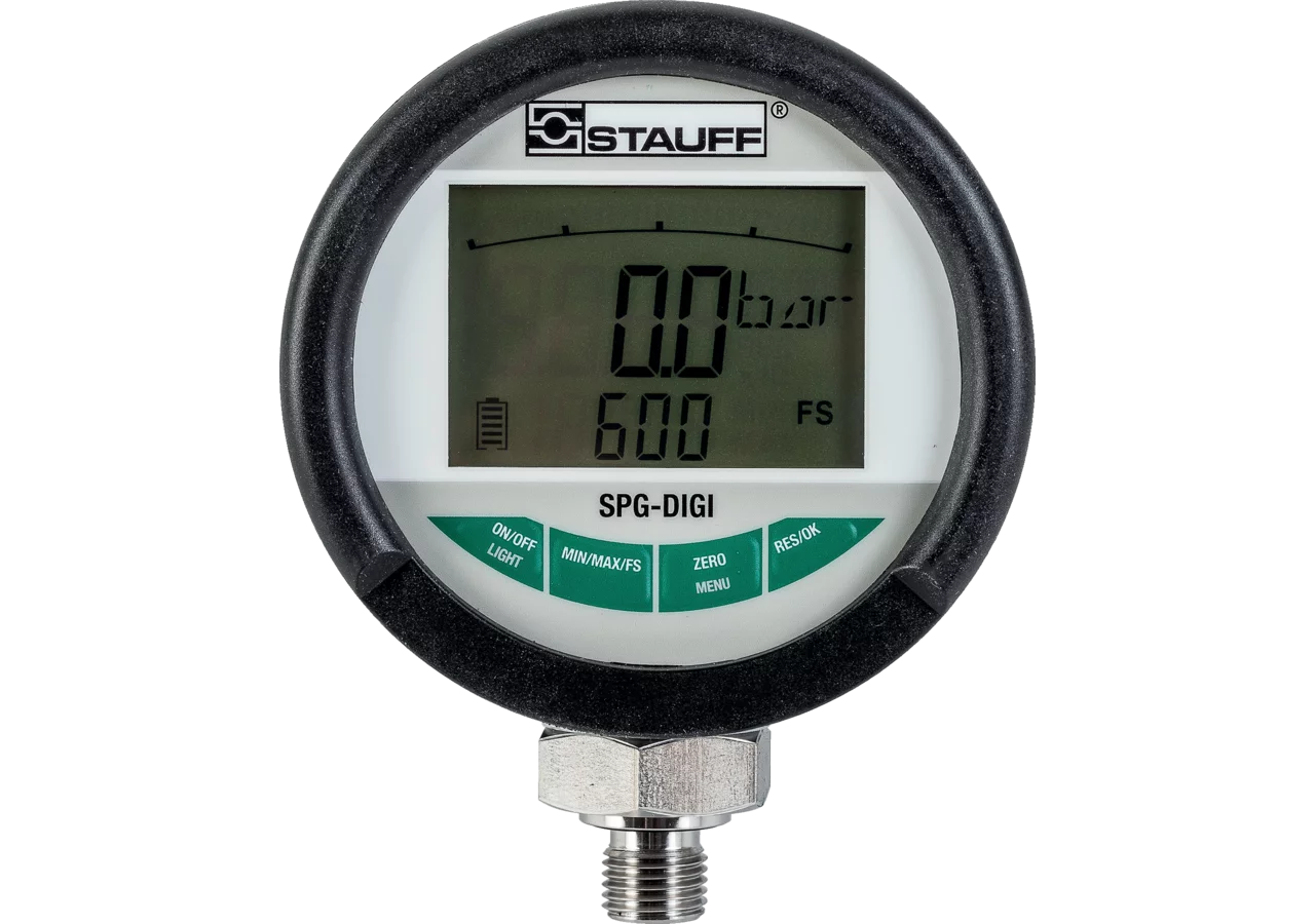 Digitalmanometer 600 bar, mit Gummischutzhülle STAUFF
