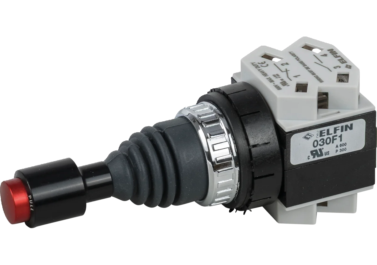 Joystick 2-Stellungen mit Sicherheitsverriegelung 2x Federrückzug CE GartenShop24