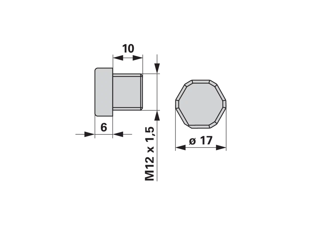 Entlüftungsschraube Luft 0,4 l/min, 70 mbar M12 x 1,5 GartenShop24 - Hochwertige Gartengeräte