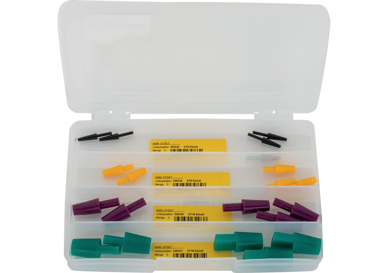 Verschlussstopfen Set Silikonstopfen Kegelförmig, 4 Größen GartenShop24 - Hochwertige Gartengeräte