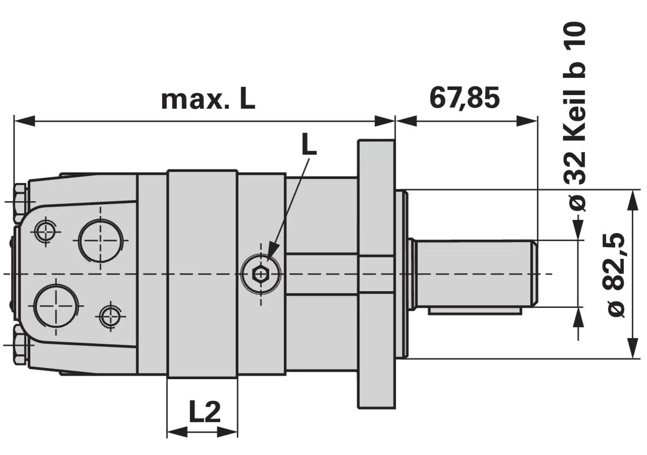 Planetenmotor MS 200 M+S Hydraulic