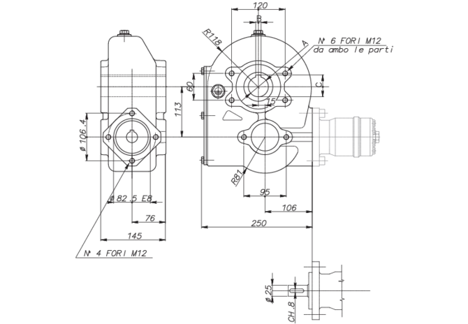 Getriebe RT190 10,2:1 Dm 40 GartenShop24 - Hochwertige Gartengeräte