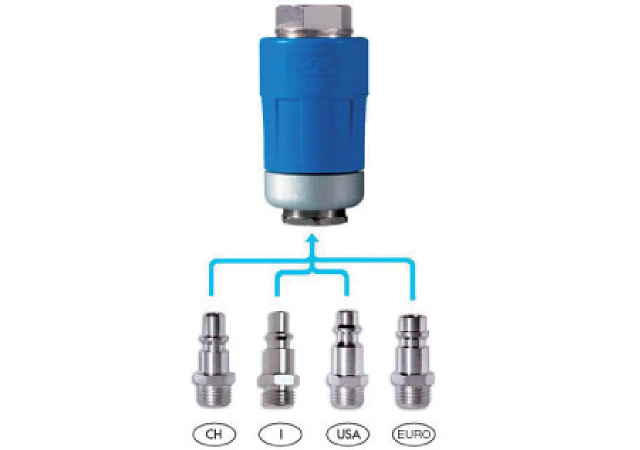 Verschlusskupplung Airblock AG1/2 Universal GartenShop24 - Hochwertige Gartengeräte