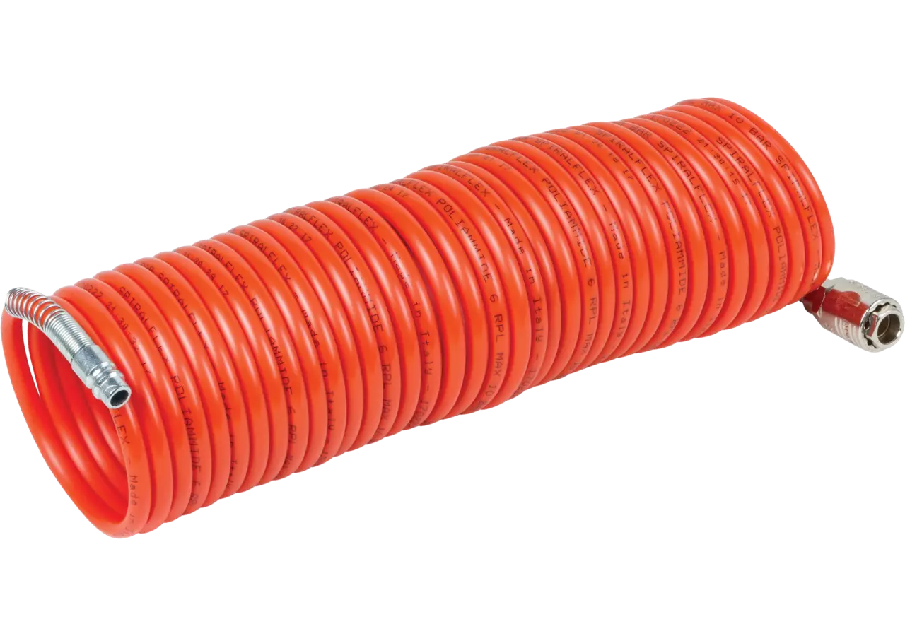 Spiralschlauch PA 8x6 mit Kupplungen 5 m GartenShop24 - Hochwertige Gartengeräte