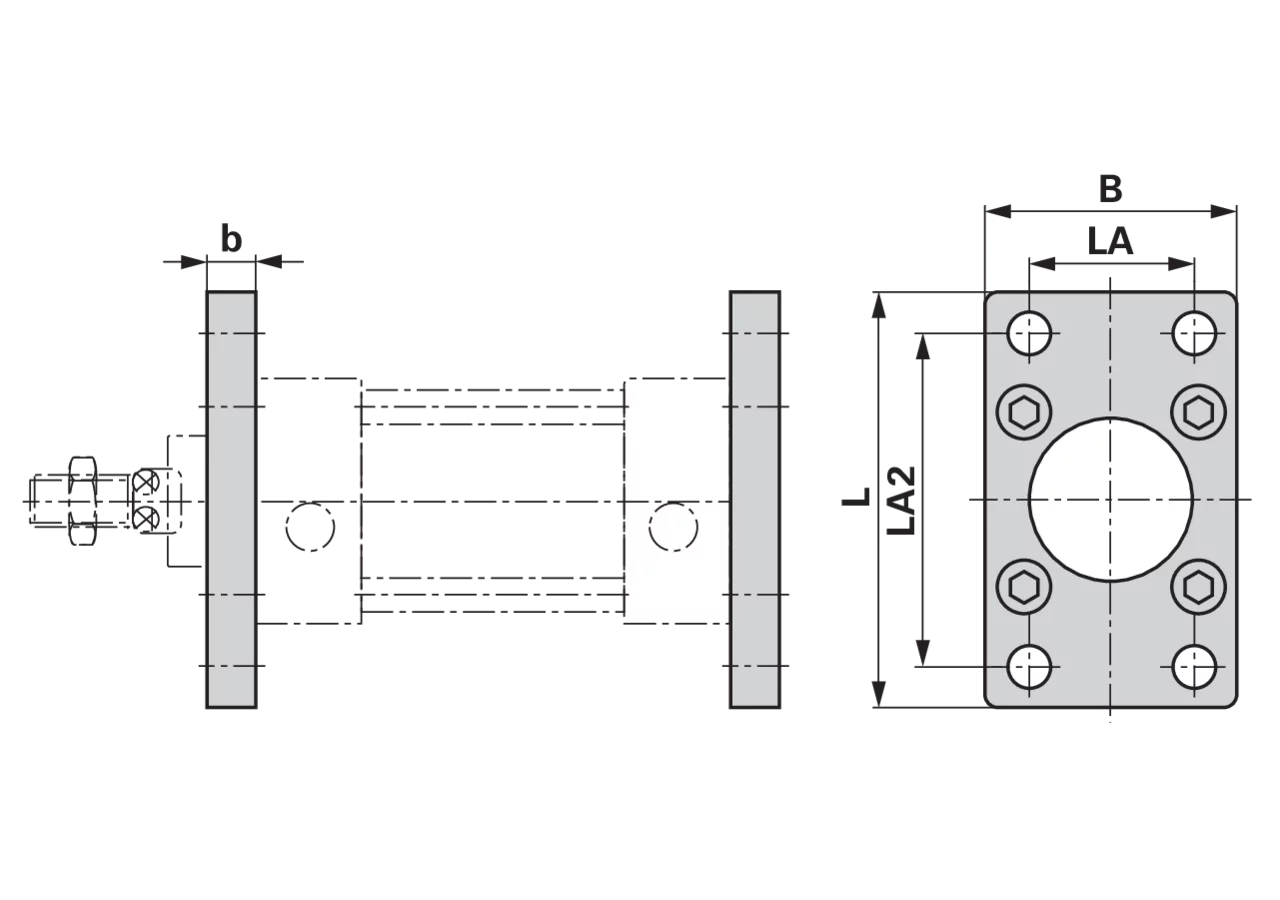 Flanschbefestigung SE FA-040 GartenShop24