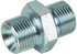 Anschlussnippel IG G3/8 - AG R3/8, Drosselbohrung 1,5 mm Finn-Rotor