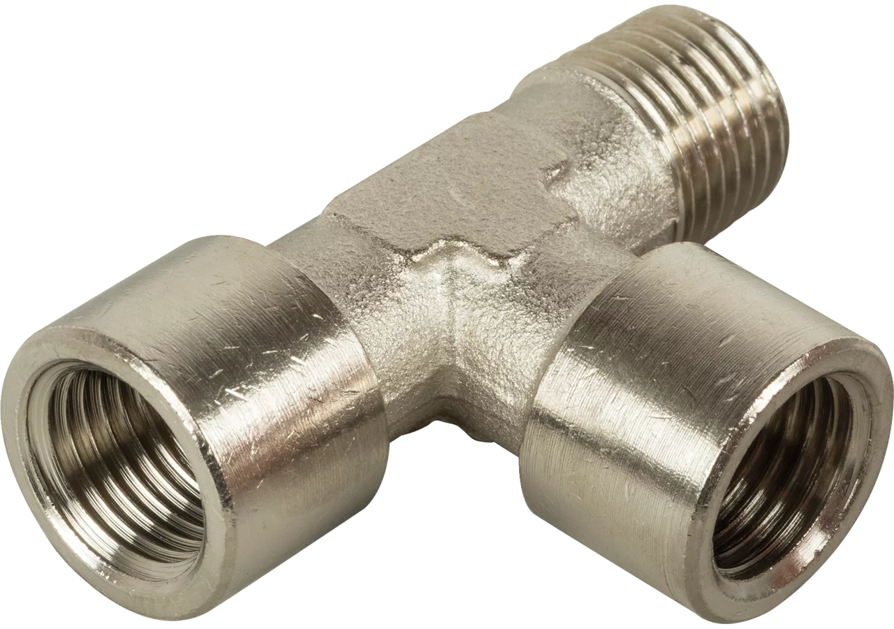 L-Einschraubverschraubung 3/8 mit konischem AG Messing vernickelt GartenShop24