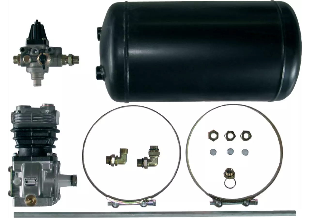 Luftpresser-Umbausatz LP LK1560 mit Druckregler und Luftbehälter GartenShop24