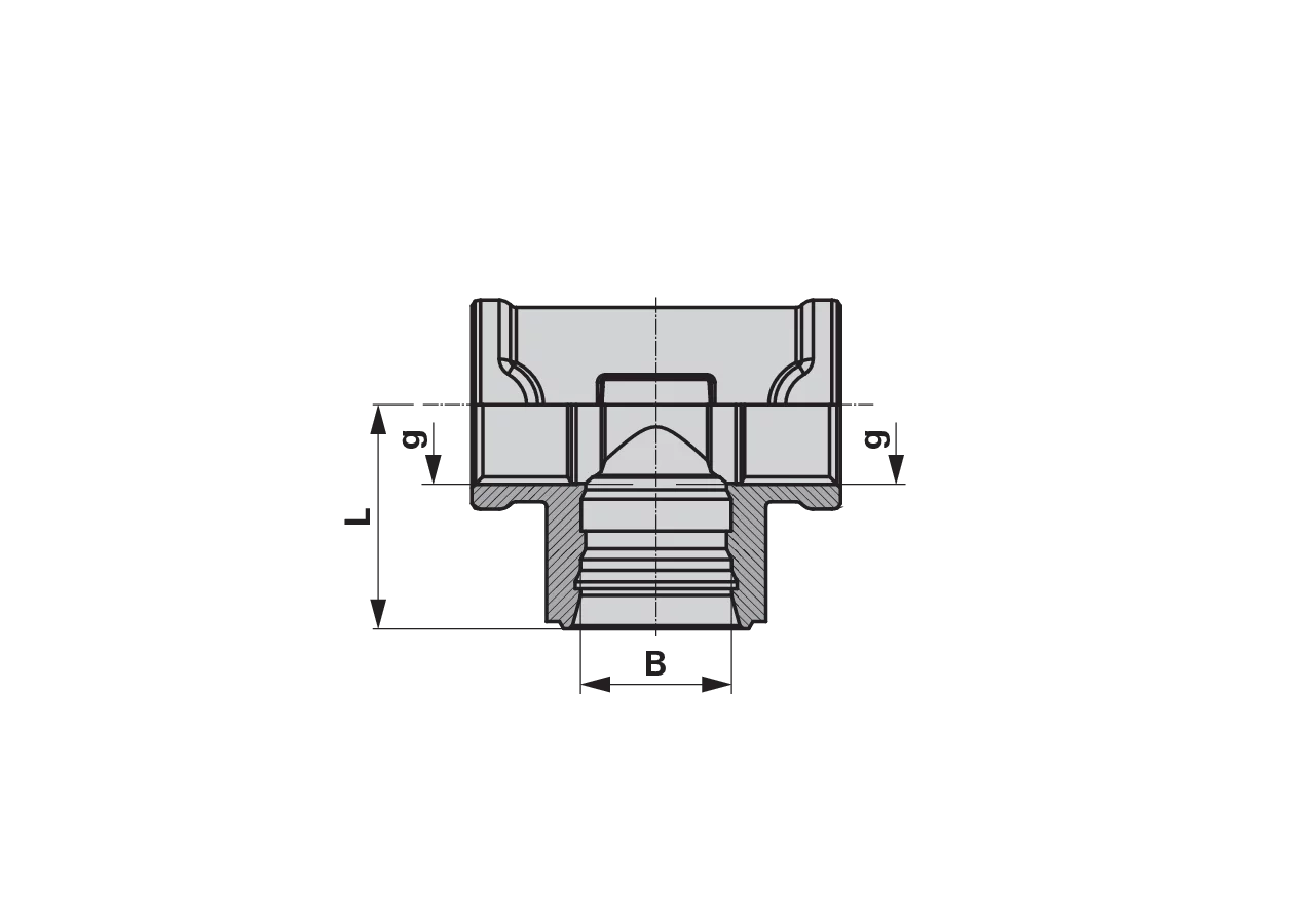 T-Aufsteckverschraubung C1, M16 x 1,5 Camozzi Automation