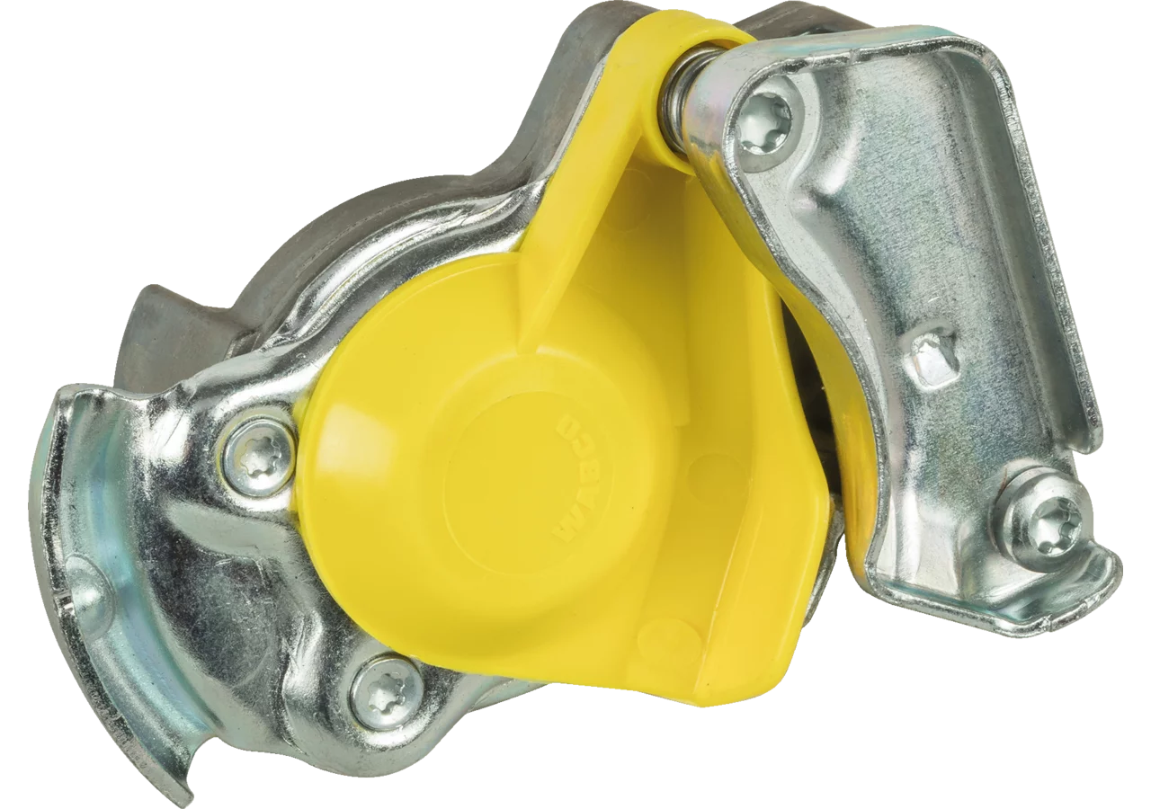 Kupplungskopf 2L Gelb, mit Ventil M22 x 1,5 Wabco 4522002120 Wabco