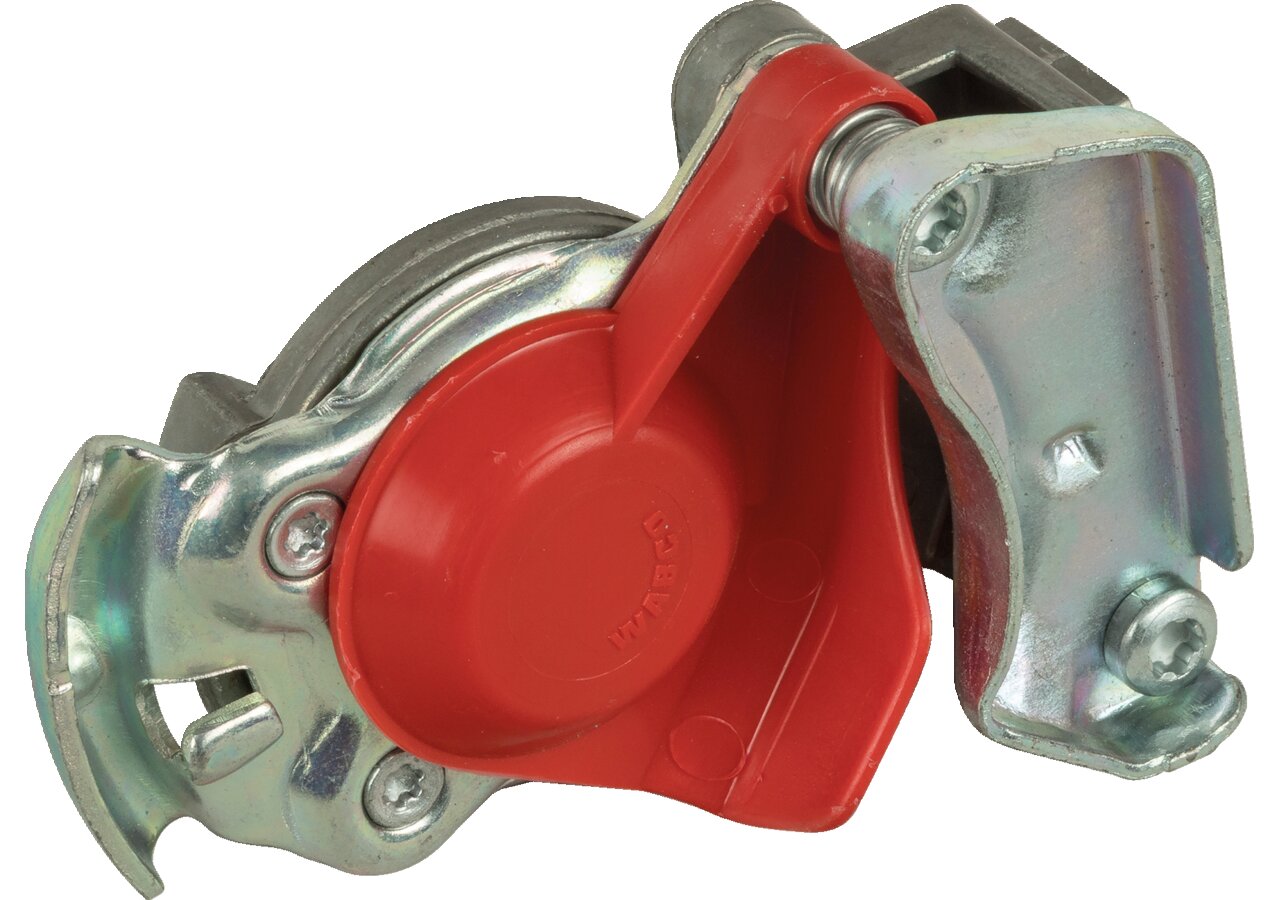 Kupplungskopf 2L Rot, ohne Ventil M22 x 1,5 Wabco 4522000110 Wabco