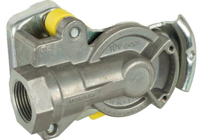 Kupplungskopf 2L Gelb, ohne Ventil M22 x 1,5 Wabco 4522000120 Wabco