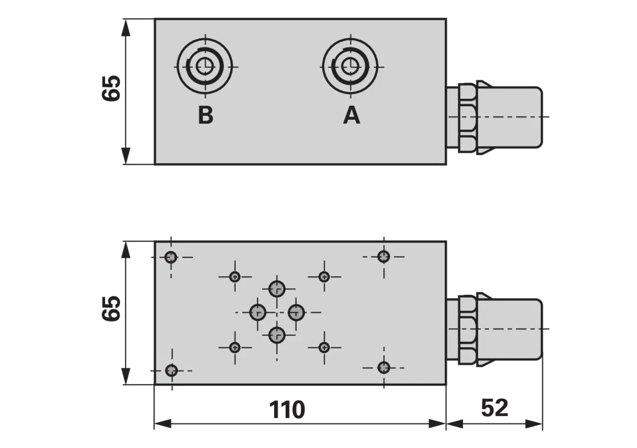 Grundblock NG06 mit Druckbegrenzung GartenShop24 - Hochwertige Gartengeräte