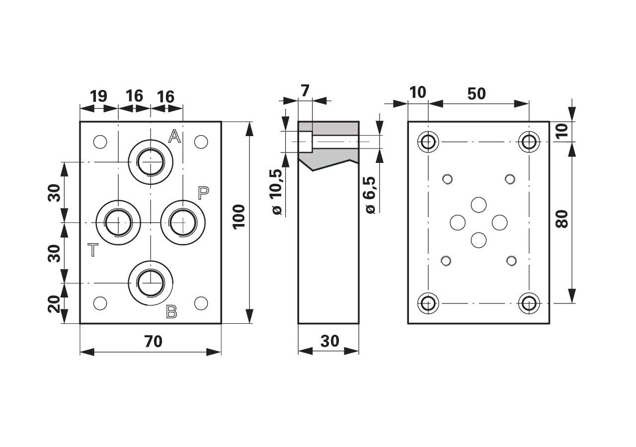 Anschlussplatte NG06 G3/8 GartenShop24 - Hochwertige Gartengeräte