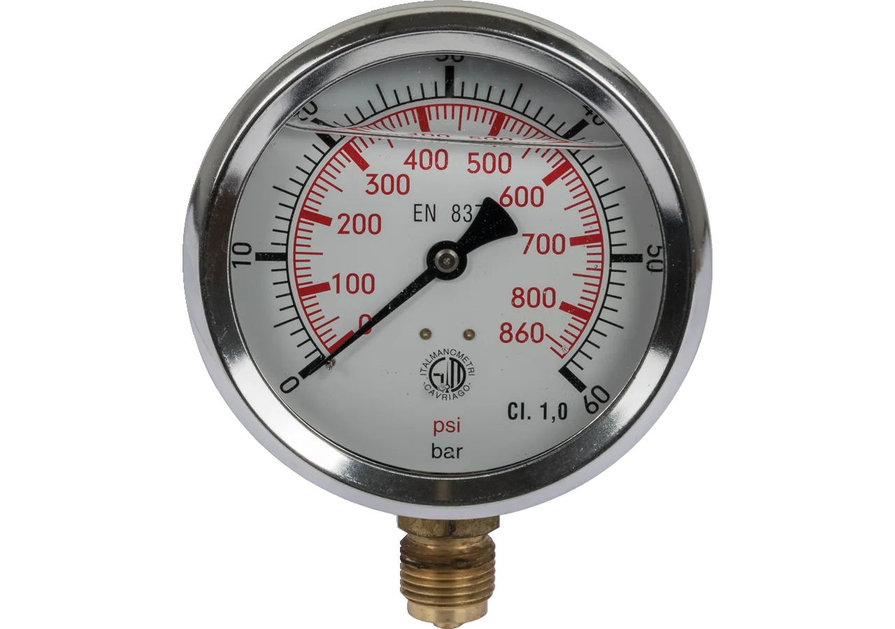 Manometer 60 bar, Dm 100 mm, G1/2 U GartenShop24 - Hochwertige Gartengeräte