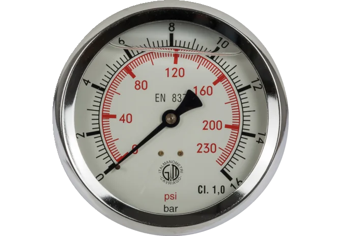 Manometer 16 bar, Dm 100 mm, G1/2 H GartenShop24 - Hochwertige Gartengeräte