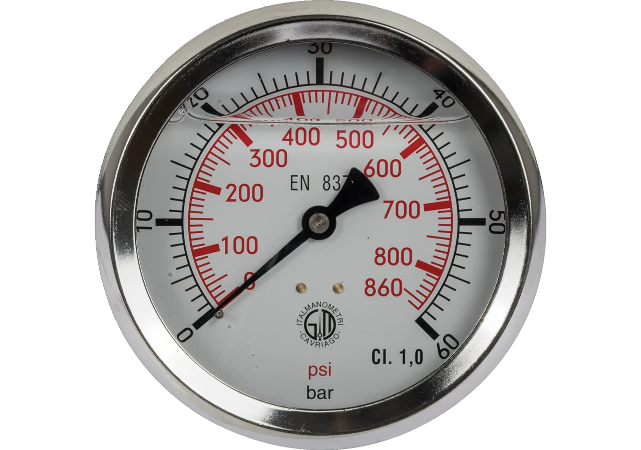 Manometer 60 bar, Dm 100 mm, G1/2 H GartenShop24 - Hochwertige Gartengeräte